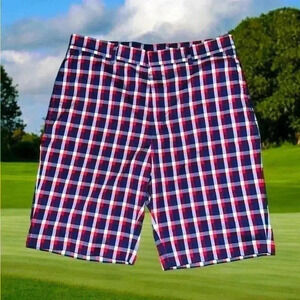 Walter Hagen Plaid Golf Shorts Men’s size 34